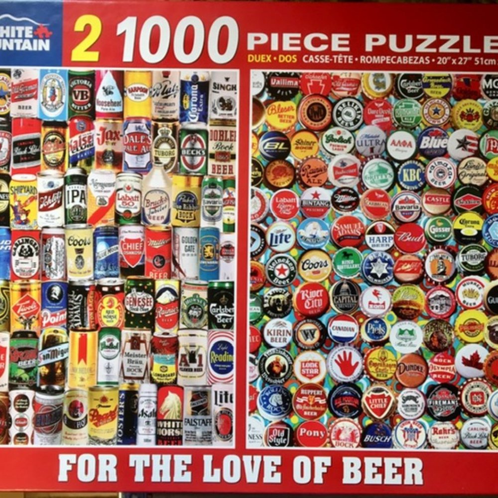 White Mountain 2 1000 Puzzles For the Love of Beer